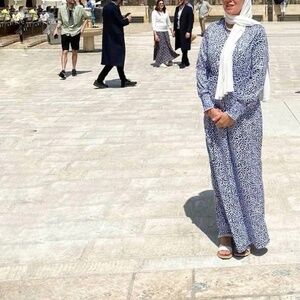 Dress Muslim wear with scarf